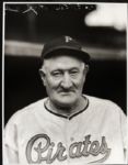 1938-39 Honus Wagner Pittsburgh Pirates "TSN Archives" Charles Conlon Original 11" x 14" Print Hand Developed from Glass Plate Negative (MEARS LOA) Rare