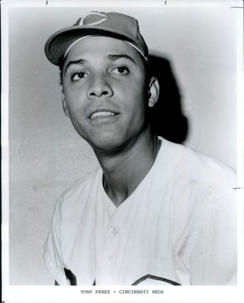 1968-93 Tony Perez Cincinnati Reds "The Sporting News Collection Archives" Original Photos (Sporting News Collection Hologram/MEARS Photo LOA) - Lot of 9