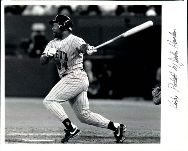 1984-95 Kirby Puckett Minnesota Twins "The Sporting News Collection Archives" Original Photo (Sporting News Collection Hologram/MEARS Photo LOA) - Lot of 12