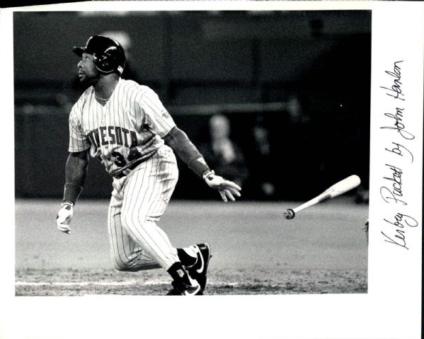 1985-95 Kirby Puckett Minnesota Twins "The Sporting News Collection Archives" Original Photo (Sporting News Collection Hologram/MEARS Photo LOA) - Lot of 12
