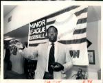 1974-88 Hank Aaron Atlanta Braves St. Petersburg Times Archives Original Photo (St. Petersburg Times Hologram/MEARS Photo LOA) - Lot of 9