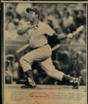 1974-88 Hank Aaron Atlanta Braves St. Petersburg Times Archives Original Photo (St. Petersburg Times Hologram/MEARS Photo LOA) - Lot of 9