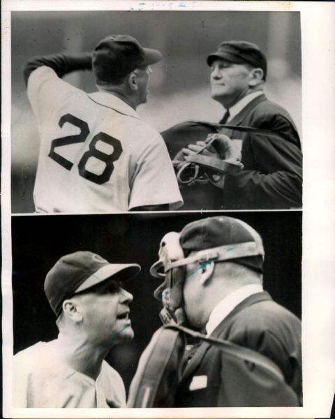 1936-77 Lou Boudreau Cleveland Indians Chicago Cubs "The Sporting News Collection Archives" Original Photos (Sporting News Collection Hologram/MEARS Photo LOA) - Lot of 13