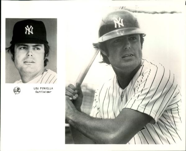 1980-86 Lou Piniella New York Yankees "The Sporting News Collection Archives" Original Photo (Sporting News Collection Hologram/MEARS Photo LOA) - Lot of 10