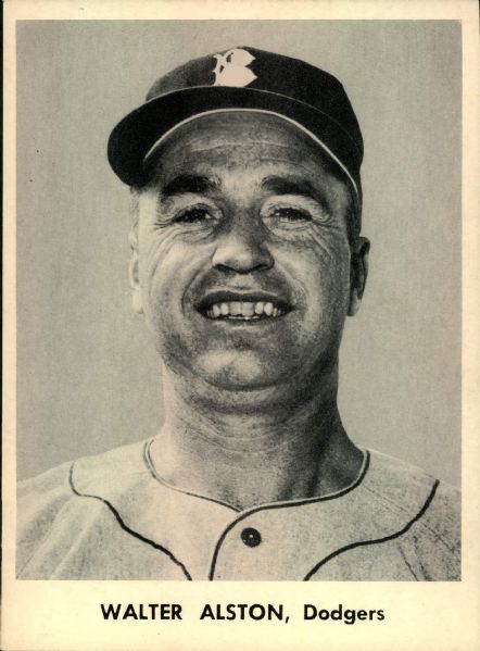 1954-76 circa Walter Alston Brooklyn / Los Angeles Dodgers "The Sporting News Collection Archives" Original Photo (Sporting News Collection Hologram/MEARS Photo LOA) - Lot of 44