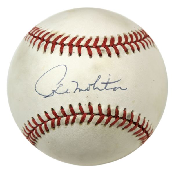1984-94 Paul Molitor Milwaukee Brewers Single-Signed OAL (Brown) Baseball & Card - JSA 