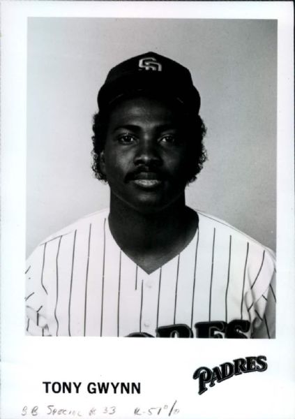 1987-92 Tony Gwynn San Diego Padres "The Sporting News Collection Archives" Original Photos (Sporting News Collection Hologram/MEARS Photo LOA) - Lot of 6