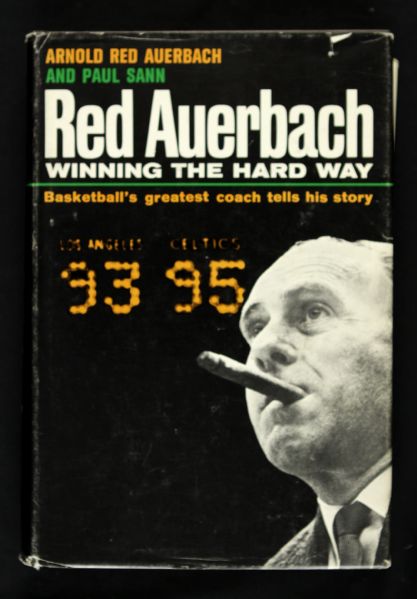 Red Auerbach Signed "Winning The Hard Way" Book - JSA