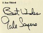 1970 Gale Sayers Chicago Bears Signed I Am Third Book - JSA 