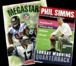 2004 Phil Simms & Michael Strahan New York Giants Signed Book & Magazine - JSA 