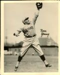 1918-72 Ross Youngs New York Giants "The Sporting News Collection Archives" Original 8" x 10" Photos (Sporting News Collection Hologram/MEARS Photo LOA) - Lot of 2