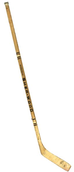 Pierre Bouchard Montreal Canadiens Game Used Hockey Stick  (MEARS Auction LOA)