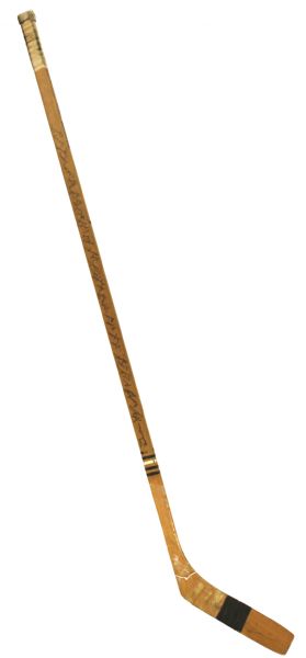 1969-70 Carol Vadnais Oakland Seals Game Used Hockey Stick - (MEARS Auction LOA)