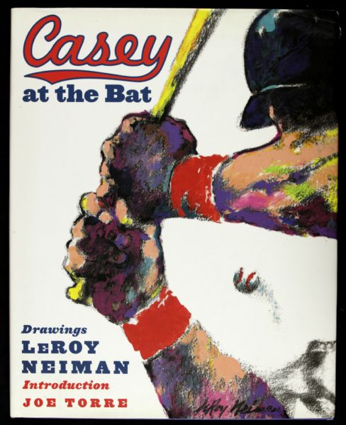 2002 Leroy Neiman Signed Casey At The Bat Book - JSA 