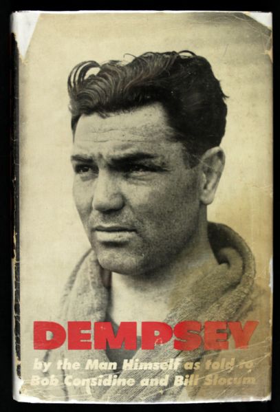 1960 Jack Dempsey Signed Boxing Book - JSA 