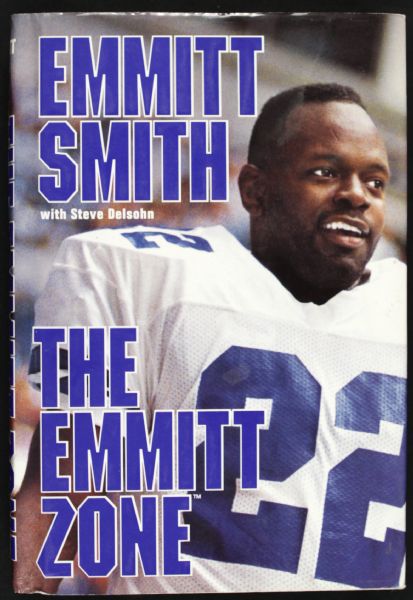 1994 Emmitt Smith Dallas Cowboys Signed The Emmitt Zone Book - JSA