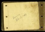 1929 Leo Gabby Hartnett Chicago Cubs Signed Parchment - JSA