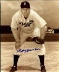 Eddie Mathews Billy Herman (2) & Whitey Ford Milwaukee Braves New York Yankees Signed 8 x 10 Photo - JSA 