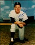 Eddie Mathews Billy Herman (2) & Whitey Ford Milwaukee Braves New York Yankees Signed 8 x 10 Photo - JSA 