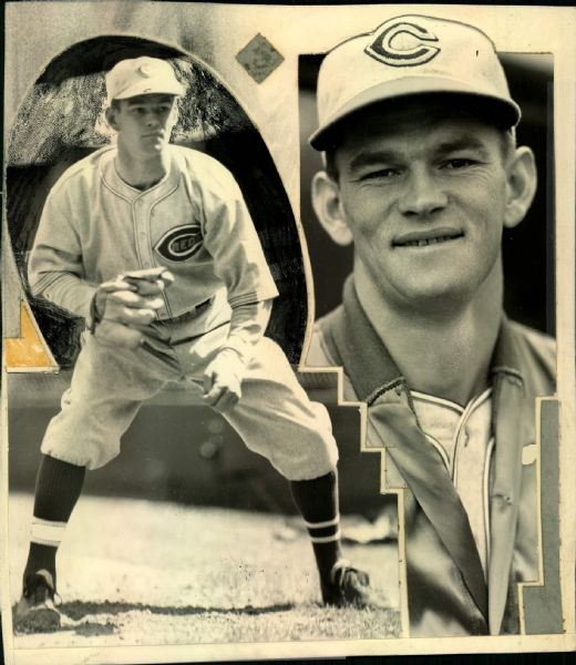 1936 Lee Grissom Cincinnati Reds "The Sporting News Collection Archives" Original 7.5" x 8" Photo (Sporting News Collection Hologram/MEARS Photo LOA)