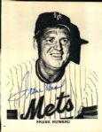 Frank Howard New York Mets Signed 8 1/2" x 11" Photo - JSA 