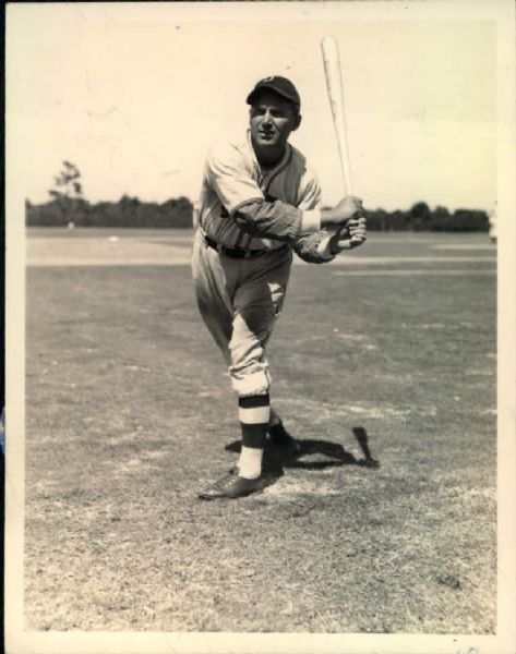 1936 Fred Lindstrom Brooklyn Dodgers "The Sporting News Collection Archives" Original 4" x 5" Photo (Sporting News Collection Hologram/MEARS Photo LOA)