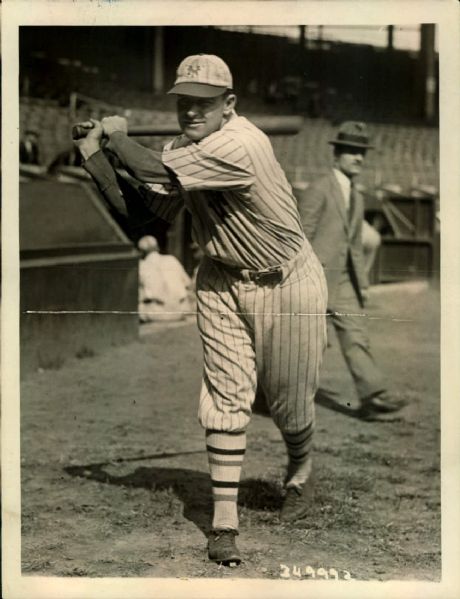 1920s Reproduction Ross Youngs New York Giants "The Sporting News Collection Archives" 6.5" x 8.5" Photo (Sporting News Collection Hologram/MEARS Photo LOA)