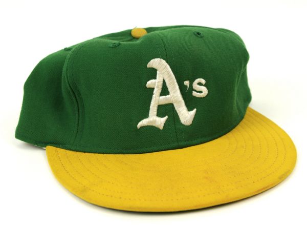 1986 Jose Canseco Oakland As Game Worn Cap From Rookie Season 