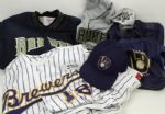 1990s Milwaukee Brewers Game Equipment From Fantasy Baseball Camps & Authentic Equipment