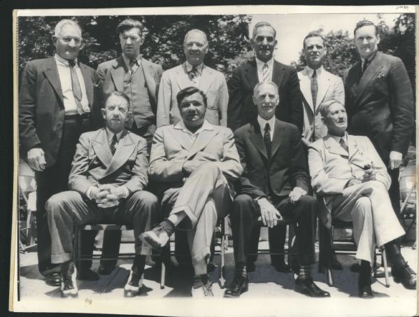 1939 Living Hall of Famers at Cooperstown Dedication "Rogers Photo Archive" Original 8" x 10" Photo (MEARS Photo LOA)