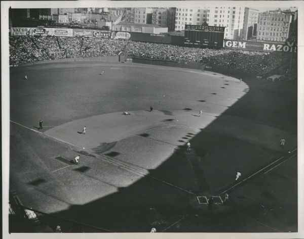 1937 World Series Game 2 New York Yankees Pittsburgh Pirates "Rogers Photo Archive" Original 7" x 9" Photo (MEARS Photo LOA)