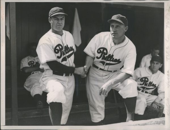 1936 Chuck Klein Jimmy Wilson Philadelphia Phillies "Rogers Photo Archive" Original 7" x 9" Photo (MEARS Photo LOA)