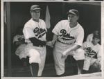 1936 Chuck Klein Jimmy Wilson Philadelphia Phillies "Rogers Photo Archive" Original 7" x 9" Photo (MEARS Photo LOA)