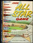1955 All Star Game Program County Stadium w/Ticket Stub - Stan Musial Game Winning Home Run