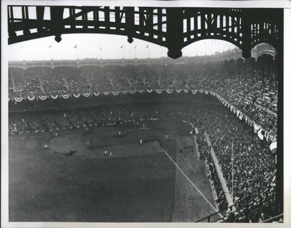 1937 World Series Yankee Stadium New York Yankees New York Giants "Rogers Photo Archive" Original 7" x 9" Photo (MEARS Photo LOA)