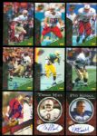 1990's Baseball, Football, Basketball & Hockey Signed Insert Cards Collection (119)