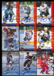 1990's Baseball, Football, Basketball & Hockey Signed Insert Cards Collection (119)