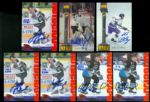 1990's Baseball, Football, Basketball & Hockey Signed Insert Cards Collection (119)