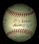 1960's Chicago Cubs Ball Park Facsimile Autograph Ball Signed By Billy Williams 