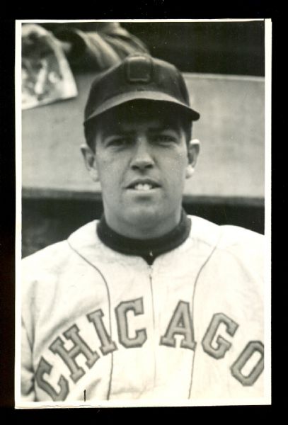 1947 Chicago Cubs Lloyd Christopher 4" x 6" Original Photograph