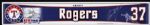 2005 Kenny Rogers Texas Rangers Locker Room Nameplate 