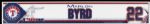 2007 Marlon Byrd Texas Rangers Locker Room Nameplate 