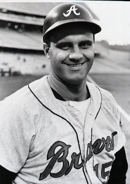 1967 Joe Torre Atlanta Braves "The Sporting News" Original 2" x 2.75" Black And White Negative (The Sporting News Collection/MEARS Auction LOA) 
