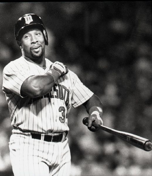 1987-95 Kirby Puckett Minnesota Twins "The Sporting News" Original 3.25" x 3.75" Black And White Negative (The Sporting News Collection/MEARS Auction LOA) 