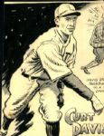 1930-40s Davis Illustrations The Sporting News Original Illustration Artwork (Sporting News Collection Hologram/MEARS LOA) Unique, 1:1 - Lot of 4