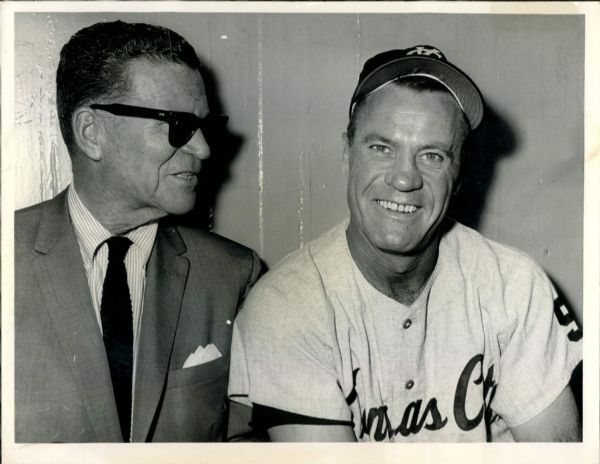 1961 Hank Bauer Kansas City Athletics "The Sporting News Collection Archives" Original 7" x 9" Photo (Sporting News Collection Hologram/MEARS Photo LOA)