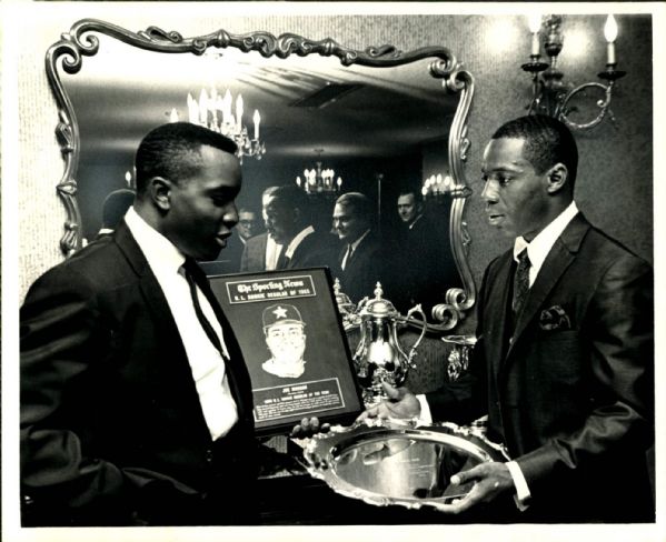 1966 Joe Morgan and Jim Wynn "The Sporting News Collection Archives" Original 8" x 10" Photo (Sporting News Collection Hologram/MEARS Photo LOA)