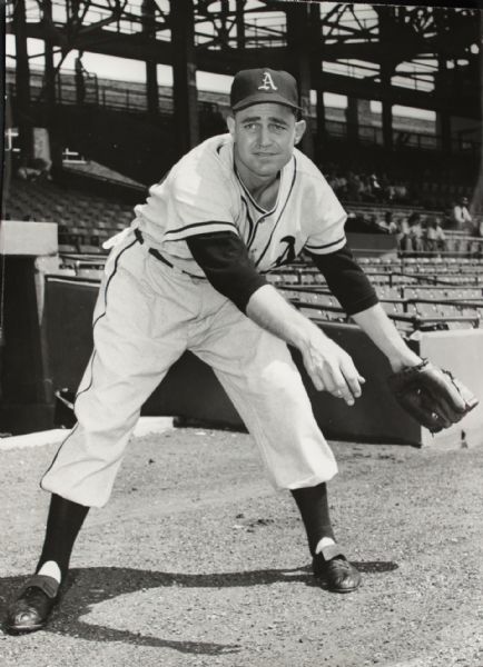 1952 Ed Wright Phialdelphia Athletics "The Sporting News Collection Archives" Original First Generation 9.5" x 12.5" Choice Jumbo Oversized Photo (TSN Collection Hologram/MEARS Photo LOA) 1:1, Unique