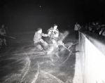 1945 Montreal Canadiens Chicago Black Hawks "Chicago Sun-Times" Original 4" x 5" B & W Negatives (Chicago Sun-Times Archives/MEARS Auction LOA) - Lot of 2