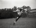 1957 Sam McWhirter Chicago Cardinals "Chicago Sun-Times" Original 4" x 5" B & W Negatives (Chicago Sun-Times Archives/MEARS Auction LOA) - Lot of 2